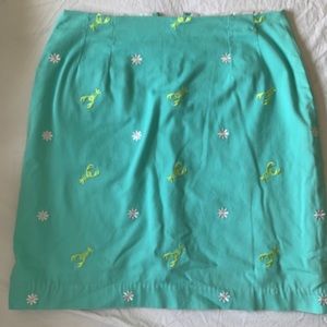 Lilly Pulitzer White Tag mini skirt!